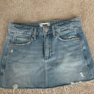 PAIGE Ryder Denim Mini Skirt